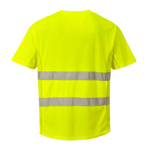 Футболка сигнальная C394YER Portwest желтая. Photo 2